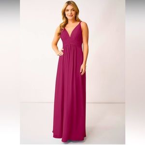 Azazie Maren Dress in Mulberry